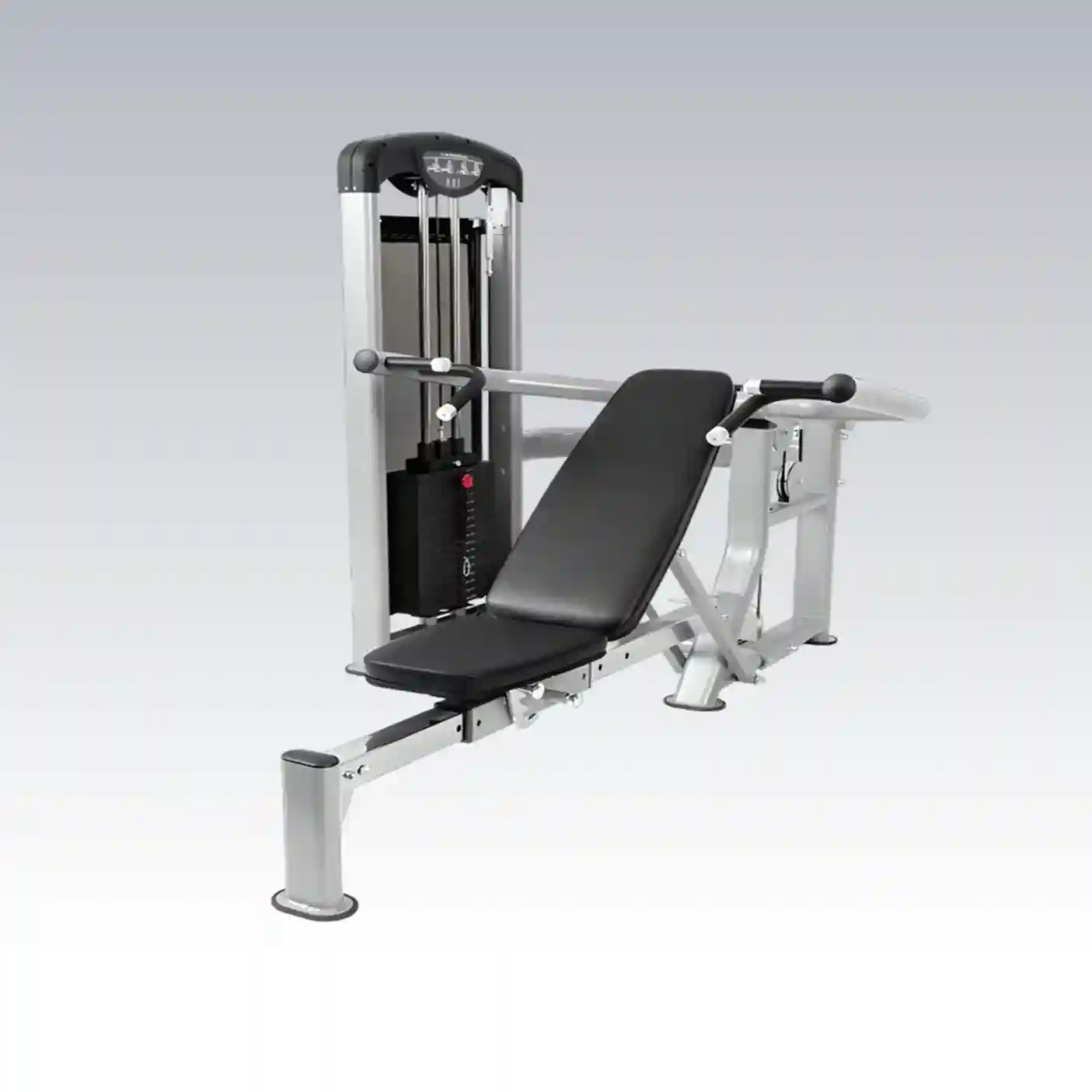 aparato press de pecho y hombro de peso integrado falcon fitness cdmx ultra fitness maquinas de gimnasio