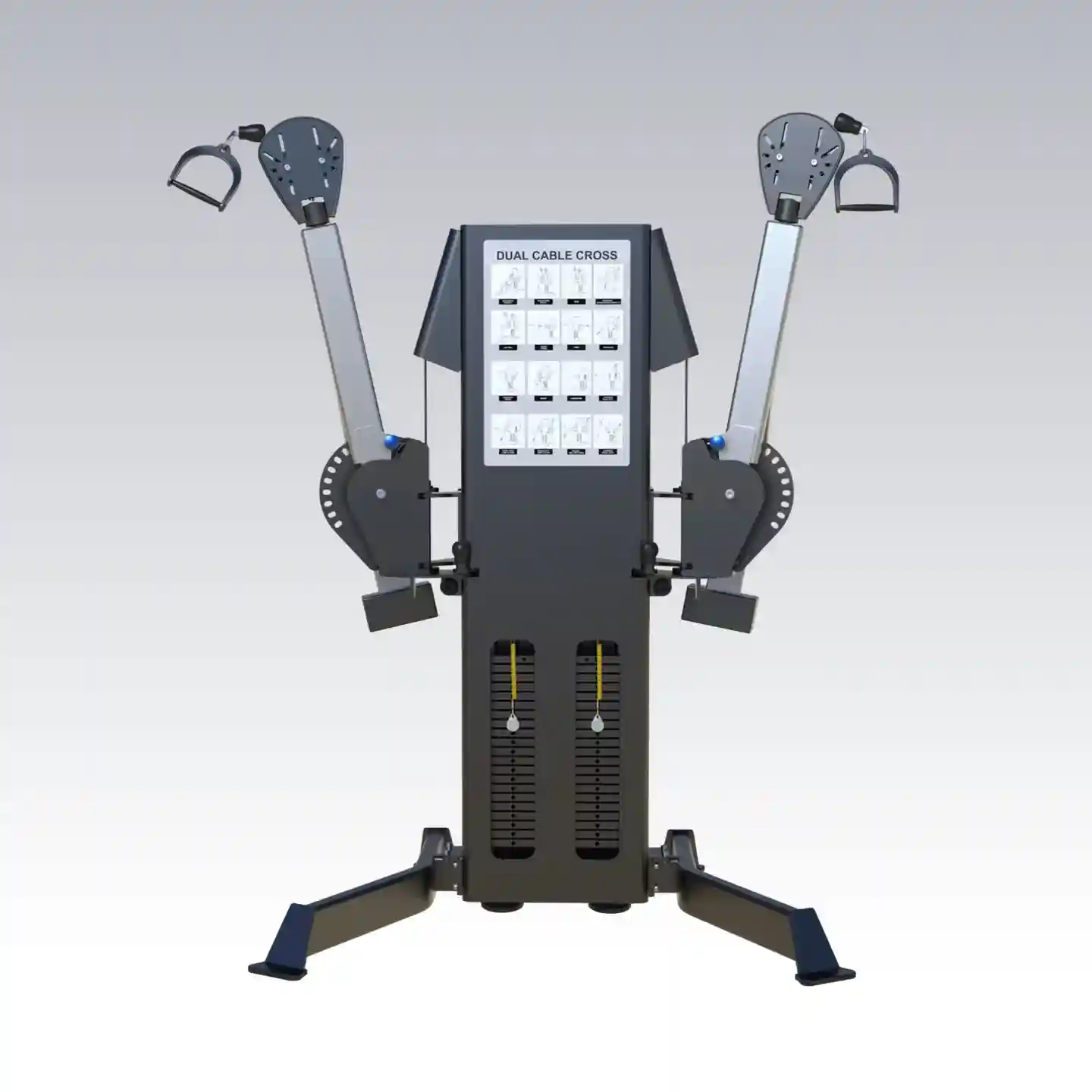 crossover con peso integrado falcon fitness cdmx ultra fitness maquinas de gimnasio