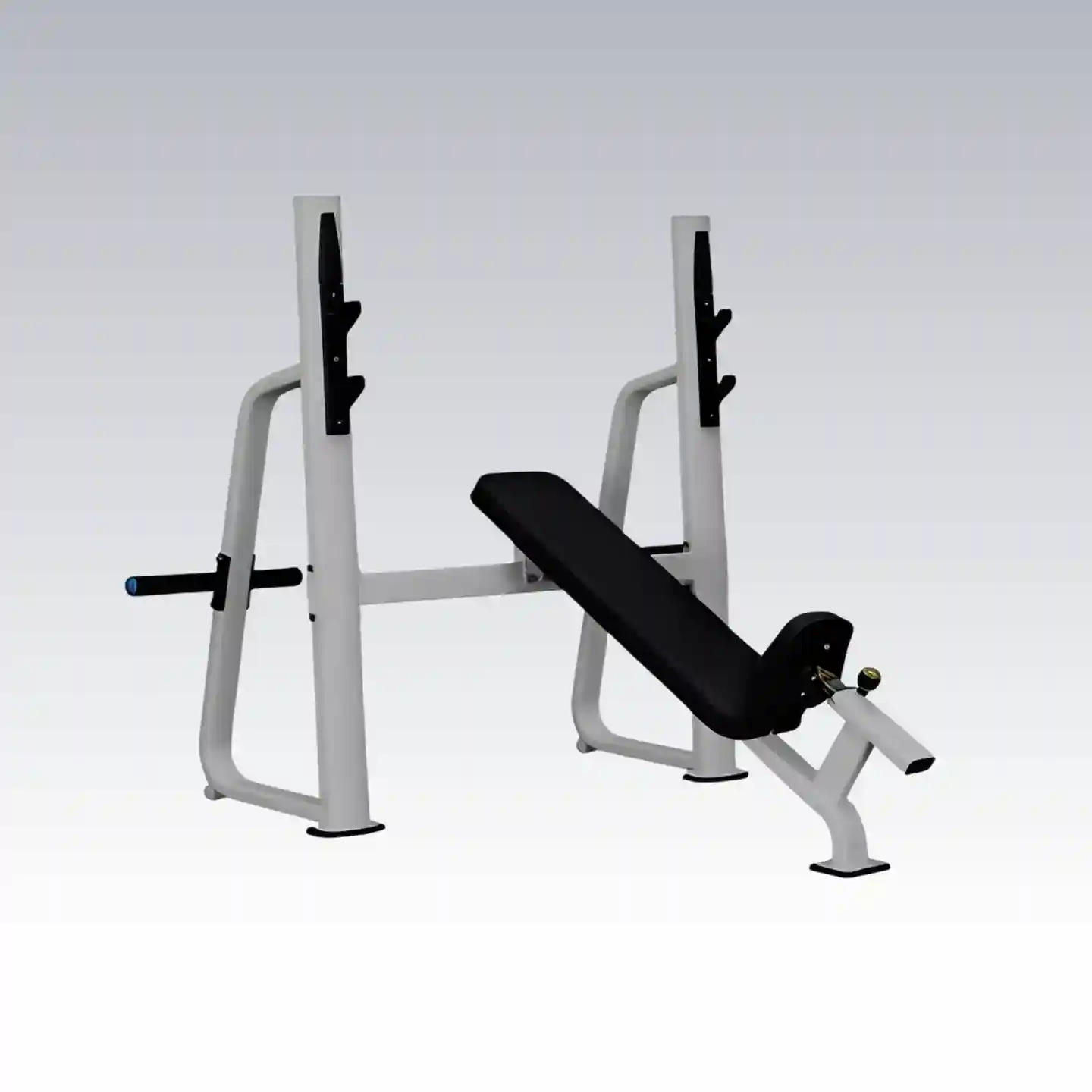 banca inclinada blanca falcon fitness cdmx ultra fitness maquinas de gimnasio